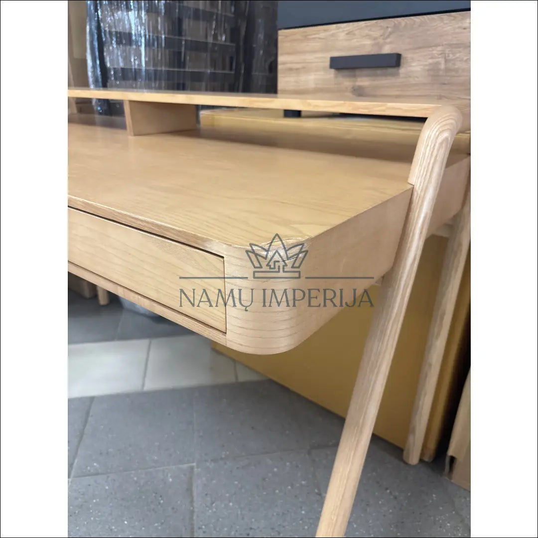 Medinis darbo stalas BI250 - €198 Save 70% 100-200, __label:Pristatymas 1-2 d.d., color-ruda, material-mediena,