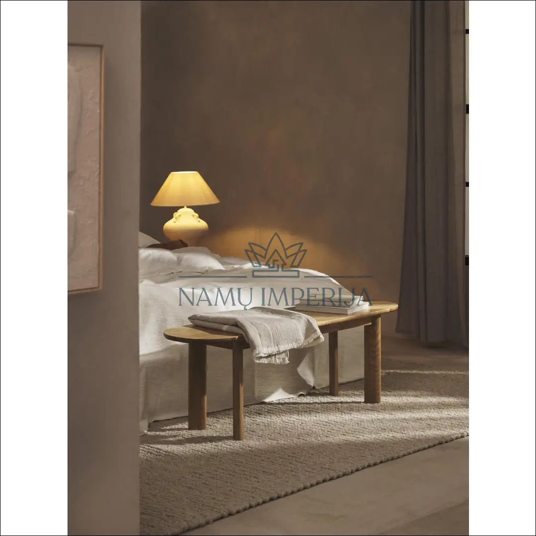 Medinis suolas VI719 - €150 Save 65% 100-200, __label:Pristatymas 1-2 d.d., color-ruda, kedes-valgomojo, material-mdf