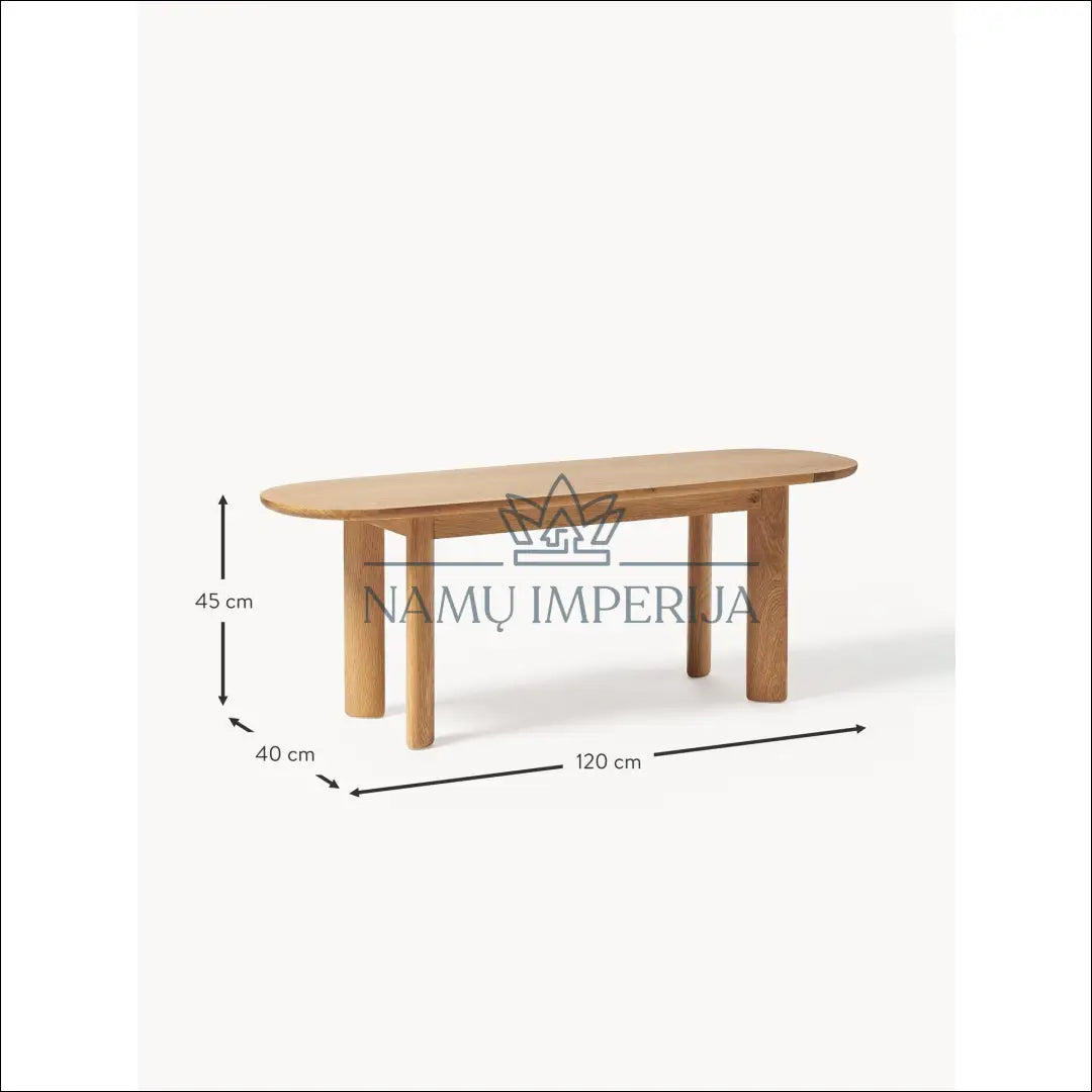 Medinis suolas VI720 - €117 Save 70% 100-200, __label:Pristatymas 1-2 d.d., color-ruda, kedes-valgomojo, material-mdf