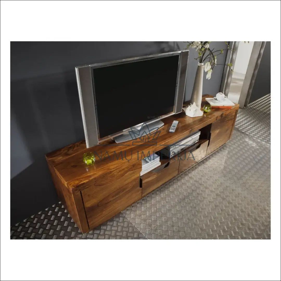 Medinis TV staliukas SI1850 - €535 Save 50% __label:Pristatymas 1-2 d.d., color-ruda, material-medzio-masyvas,