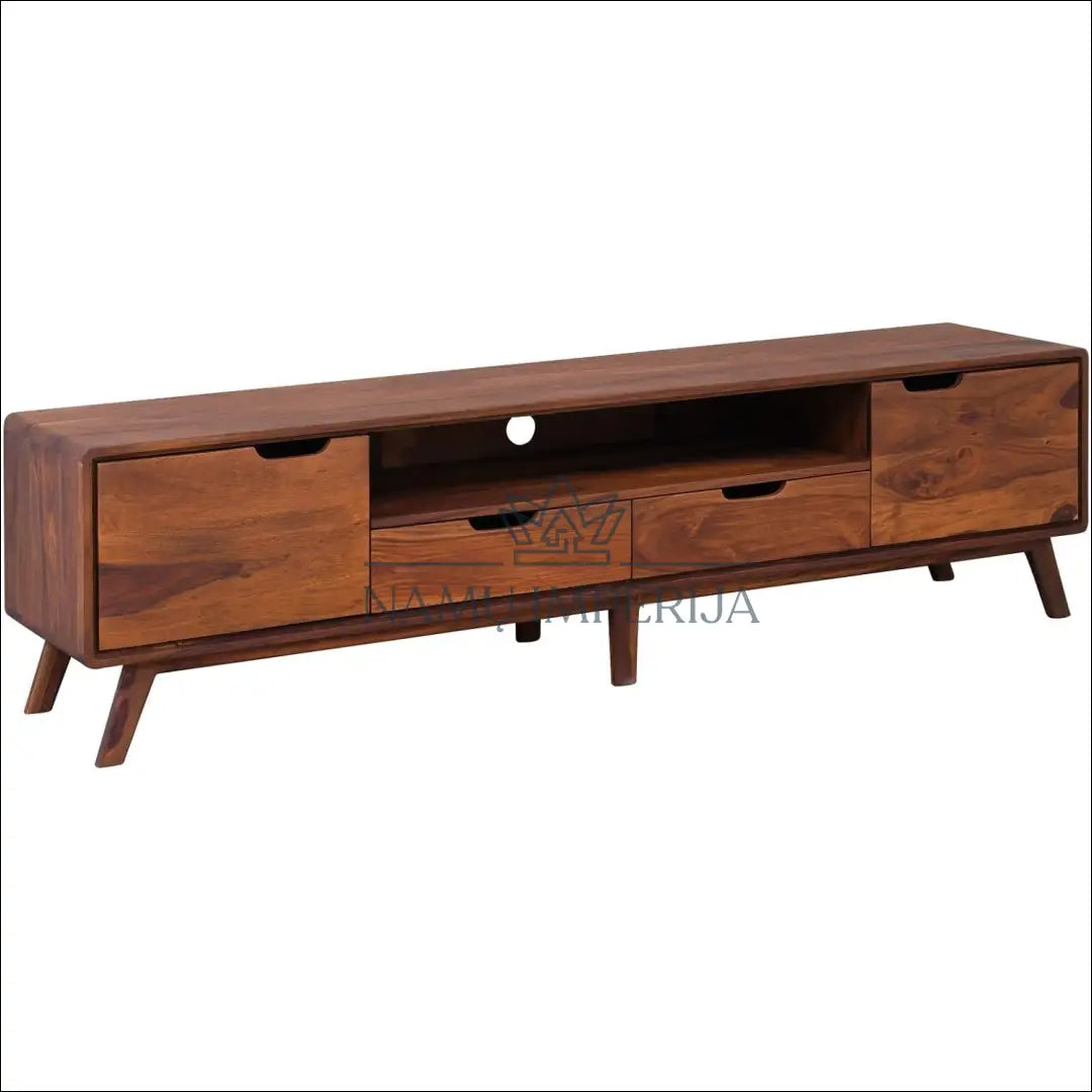 Medinis TV staliukas SI1894 - €375 Save 50% __label:Pristatymas 1-2 d.d., color-ruda, material-medzio-masyvas,