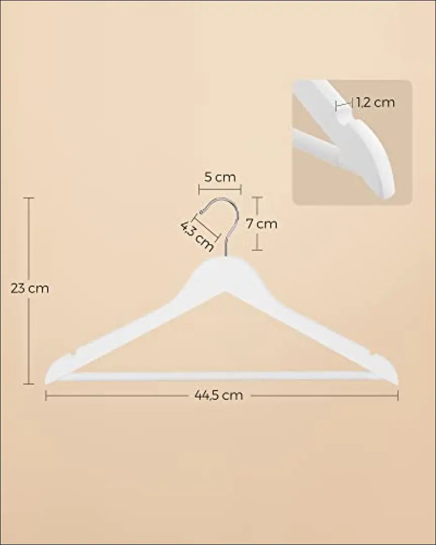 Medinių pakabų komplektas 20 vnt SM1410 - €59 Save 40% 50-100, __label:Pristatymas 5-14 d.d., notouch30, pakabos, song