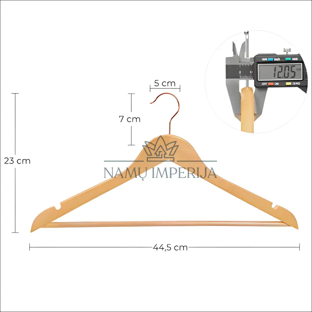 Medinių pakabų komplektas 20 vnt SM1424 - €66 Save 30% 50-100, __label:Pristatymas 5-14 d.d., notouch30, pakabos,