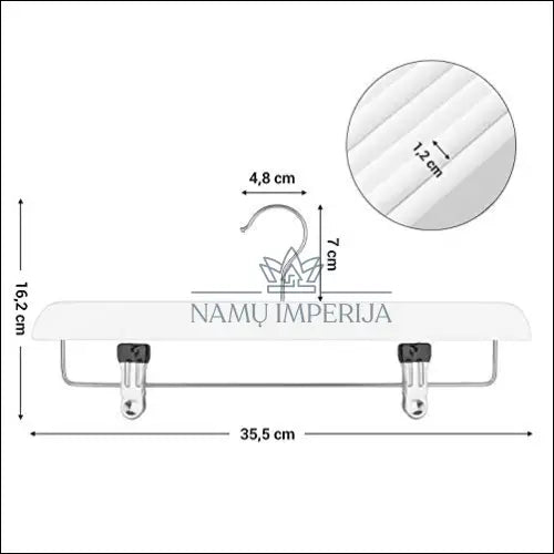 Medinių pakabų komplektas 8 vnt SM1417 - €51 Save 30% 50-100, __label:Pristatymas 5-14 d.d., notouch30, pakabos,