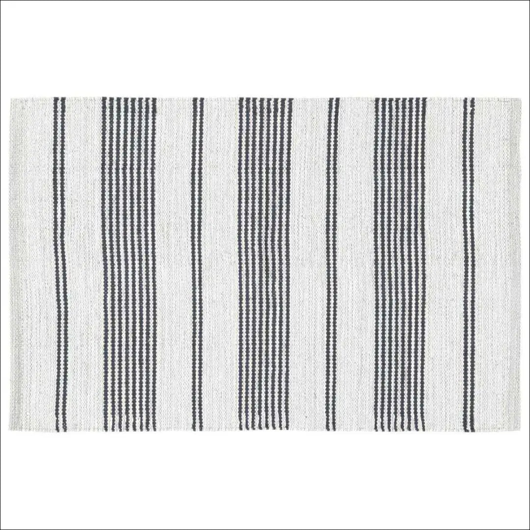 Medvilnės kilimėlis RU1632 - €64 Save 50% 50-100, __label:Pristatymas 1-2 d.d., color-juoda, color-kremas, kilimai 60