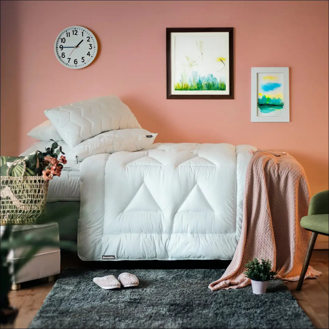 Medvilninė antklodė (155x220cm) “Dunlopillo” DI12444 - €80 Save 50% 50-100, __label:Pristatymas 1-2 d.d., antklodes,