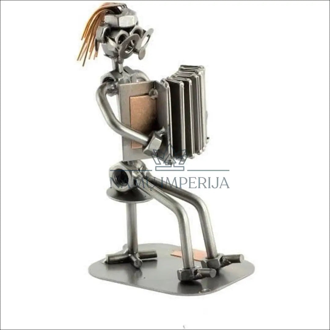 Metalinė akordeonisto figūrėlė DA0092 - €28 Save 50% 25-50, __label:Pristatymas 1-2 d.d., interjeras, interjeras-kita