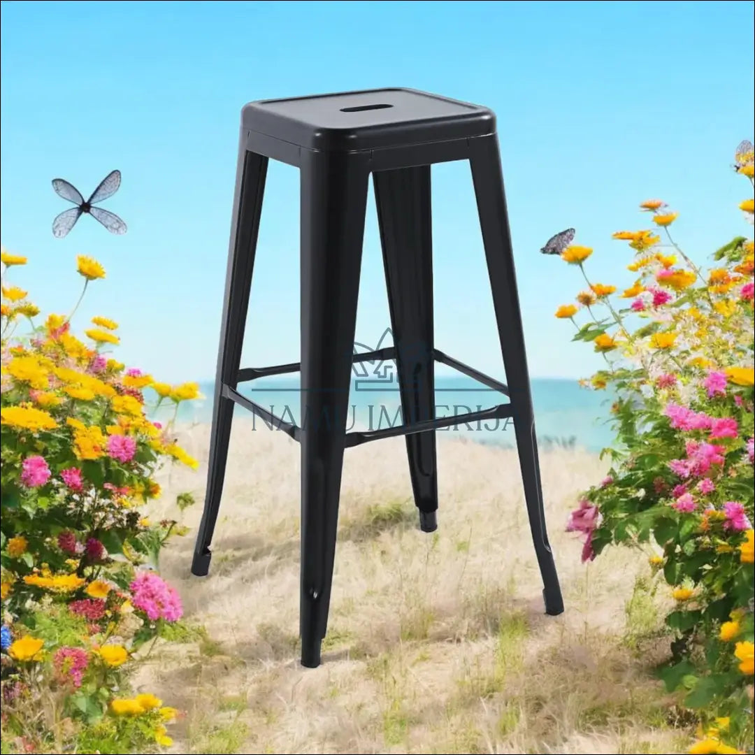 Metalinė baro kėdė VI1055 - €35 Save 50% 25-50, __label:Pristatymas 1-2 d.d., baro-kedes, color-juoda, material-metalas