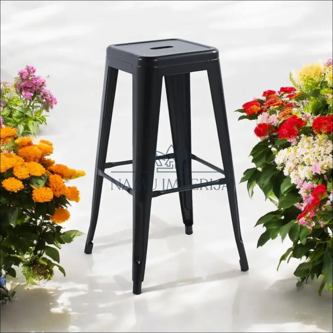 Metalinė baro kėdė VI1055 - €35 Save 50% 25-50, __label:Pristatymas 1-2 d.d., baro-kedes, color-juoda, material-metalas