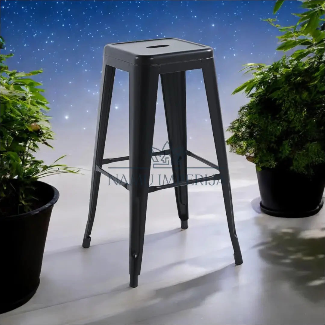 Metalinė baro kėdė VI1055 - €35 Save 50% 25-50, __label:Pristatymas 1-2 d.d., baro-kedes, color-juoda, material-metalas