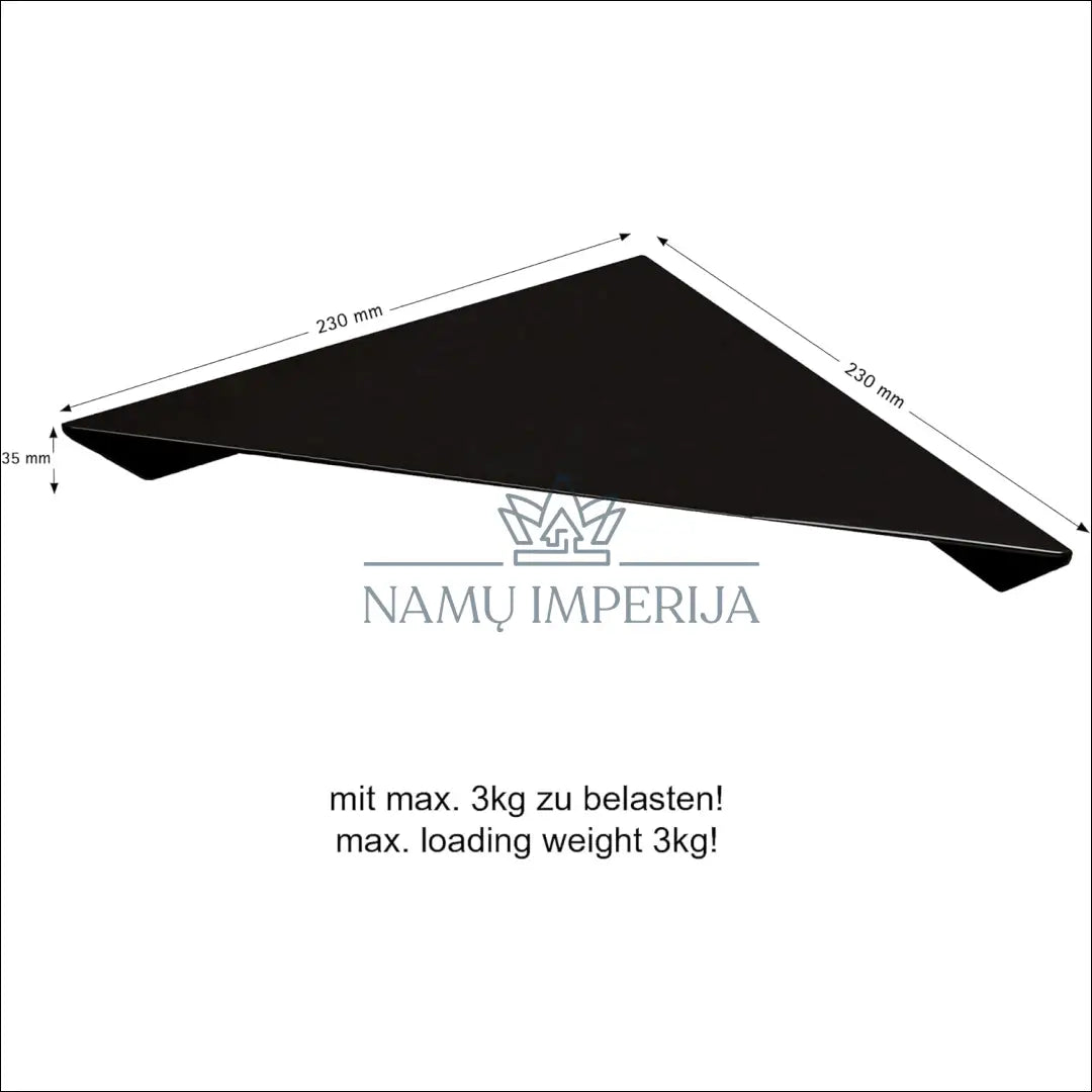 Metalinė dušo lentynėlė DI10118 - €19 Save 50% __label:Pristatymas 1-2 d.d., color-juoda, material-metalas, under-25,