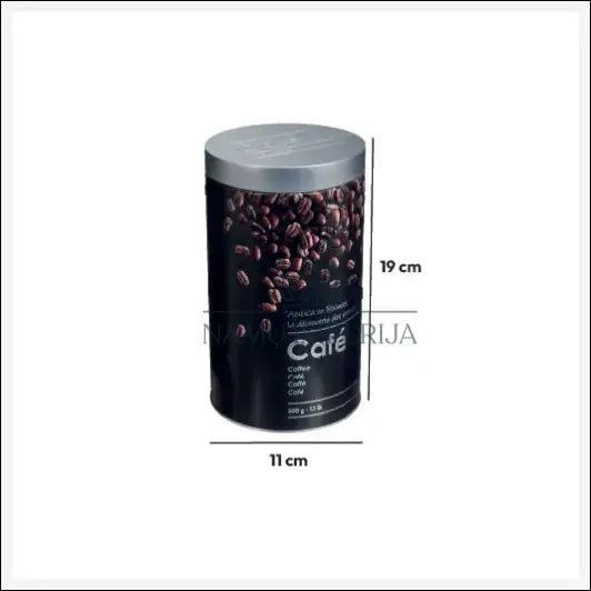 Metalinė kavos dėžė 500g. DA0073 - €10 Save 50% __label:Pristatymas 1-2 d.d., under-25, virtuves, virtuves-reikmenys