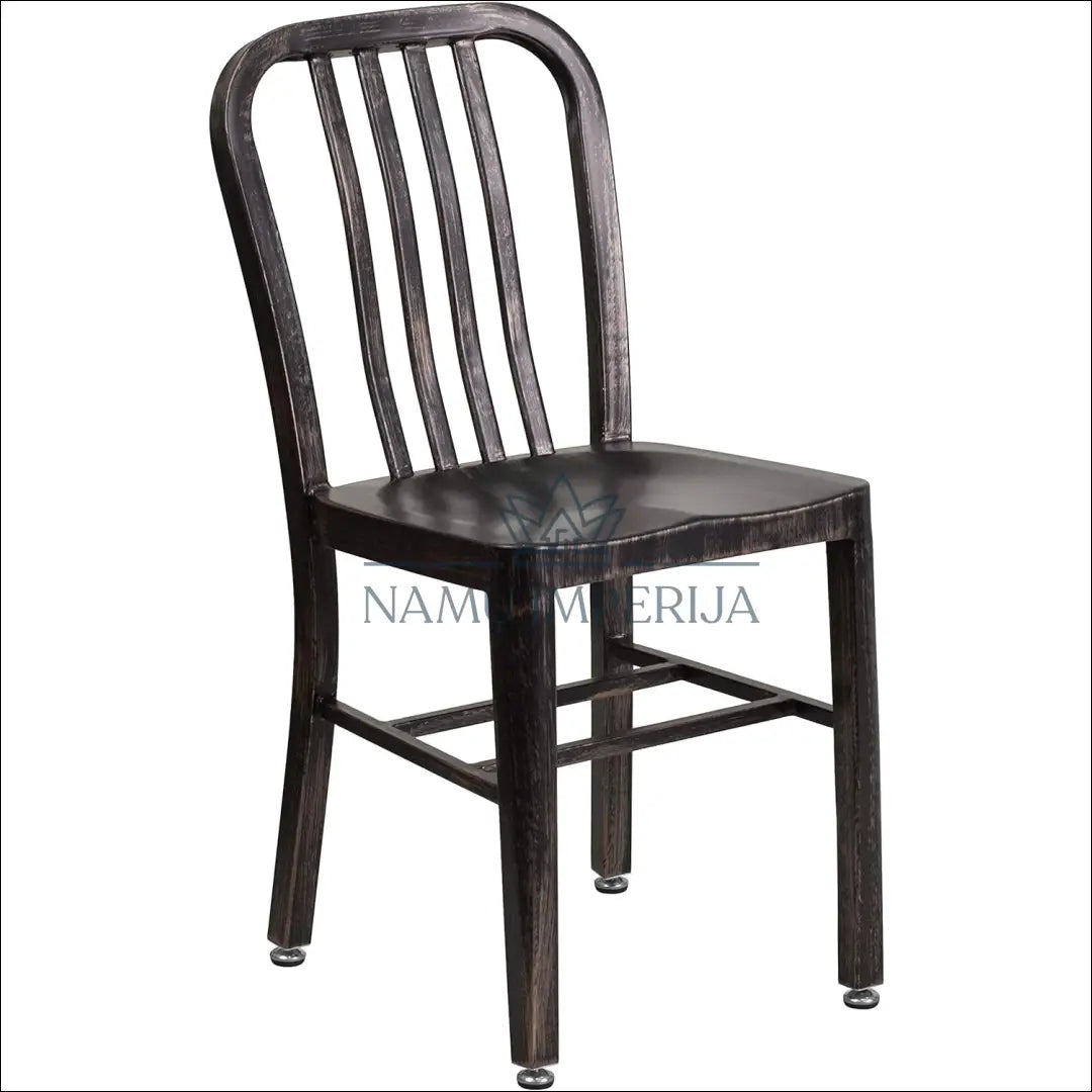Metalinė kėdė VI1072 - €53 Save 50% 50-100, __label:Pristatymas 1-2 d.d., color-auksine, color-ruda, kedes-valgomojo