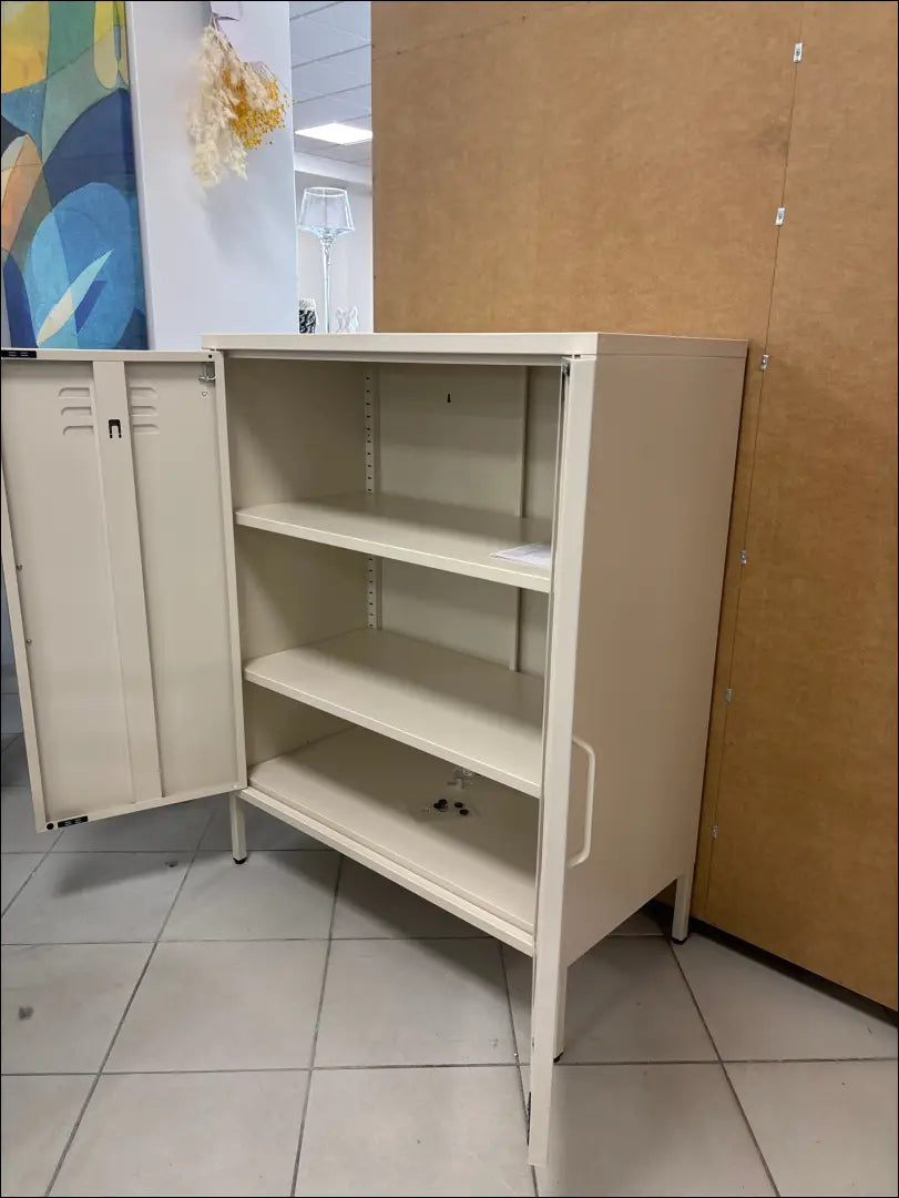 Metalinė komoda SI2229 - €95 Save 50% 50-100, __label:Pristatymas 1-2 d.d., color-kremas, komodos, material-metalas €50