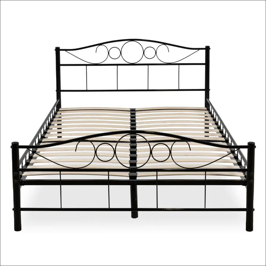Metalinė lova 140x200 juoda TE2592 - €127.91 Save 15% __label:Pristatymas 5-14 d.d., Newelite Naujausi produktai | Namų