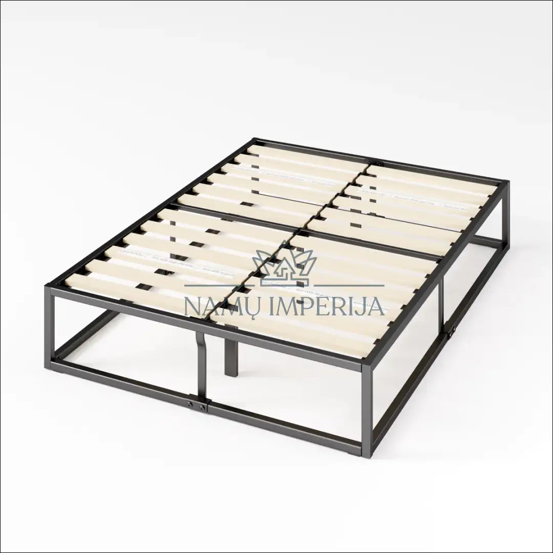 Metalinė lova (140x200cm) GI567 €99 Save 50% 50 100, __label:Pristatymas 1 2 d.d., color juoda, lovos miegamojo,