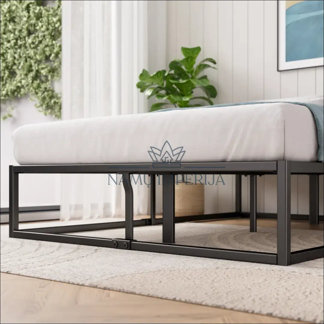 Metalinė lova (140x200cm) GI567 €99 Save 50% 50 100, __label:Pristatymas 1 2 d.d., color juoda, lovos miegamojo,