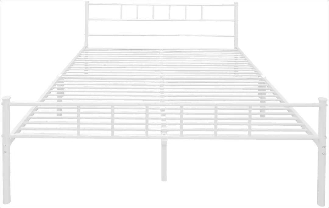Metalinė miegamojo lova (180x200cm) GI927 - €130 Save 50% 100-200, __label:Pristatymas 1-2 d.d., color-balta,