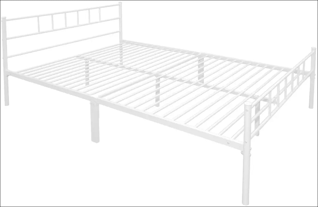Metalinė miegamojo lova (180x200cm) GI927 - €130 Save 50% 100-200, __label:Pristatymas 1-2 d.d., color-balta,