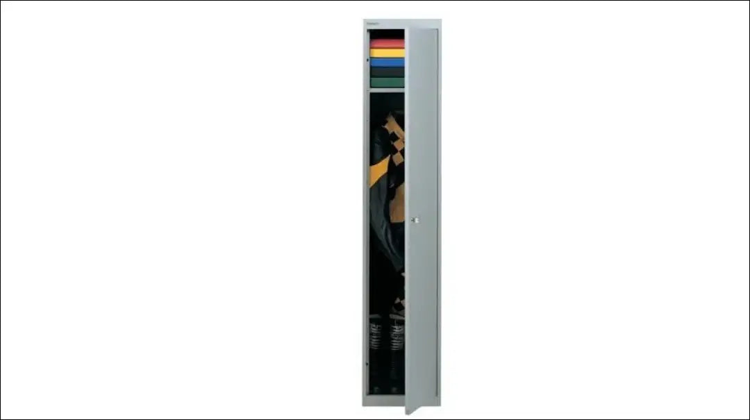 Metalinė rakinama spintelė KI1093 - €185 Save 50% 100-200, __label:Pristatymas 1-2 d.d., color-pilka, kita,