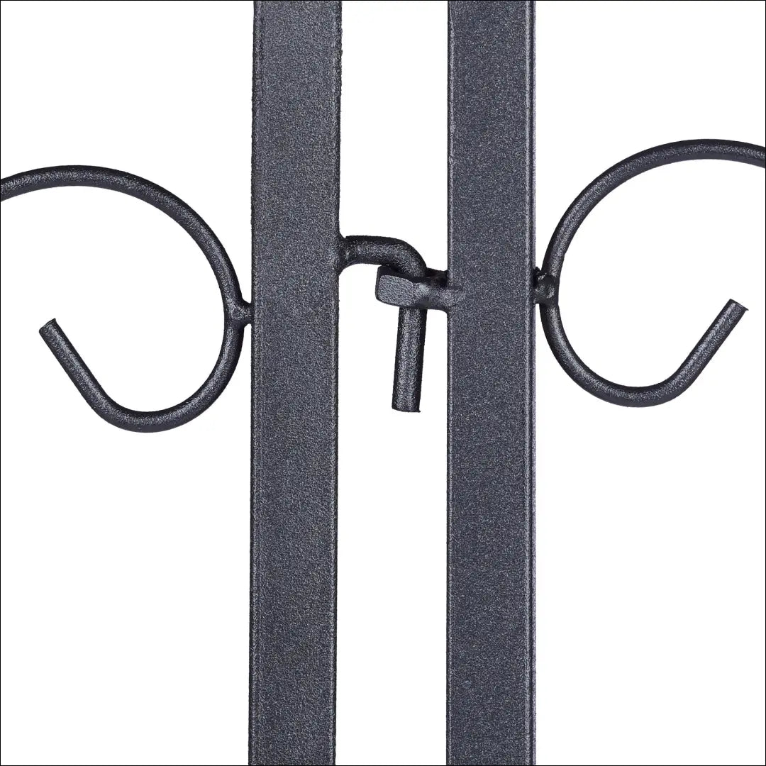 Metalinė sodo tvora DI11186 - €33 Save 50% 25-50, __label:Pristatymas 1-2 d.d., color-juoda, kita, lauko baldai €25