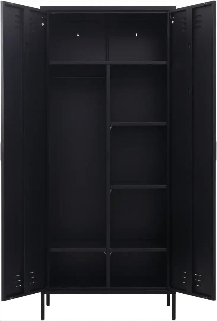 Metalinė spinta GI658 - €180 Save 50% 100-200, __label:Pristatymas 1-2 d.d., biuro-baldai, color-juoda,