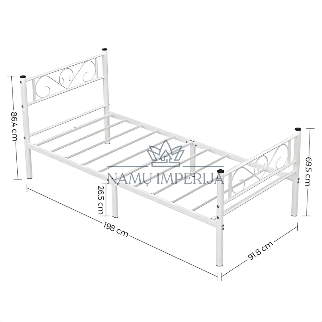 Metalinės lovos rėmas SM716 - €142 Save 30% 100-200, __label:Pristatymas 5-14 d.d., lovos-miegamojo, notouch30,