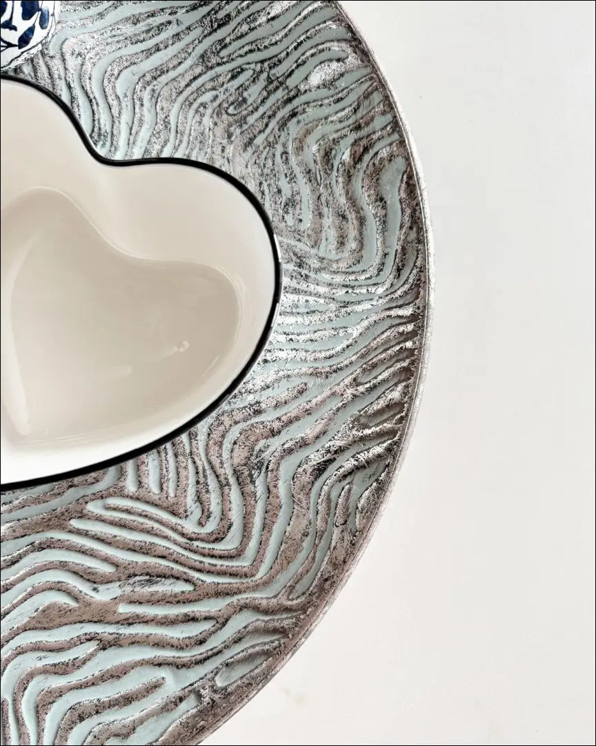 Metalinis padėklas DI12054 - €22 Save 50% __label:Pristatymas 1-2 d.d., color-sidabrine, indai, interjeras,