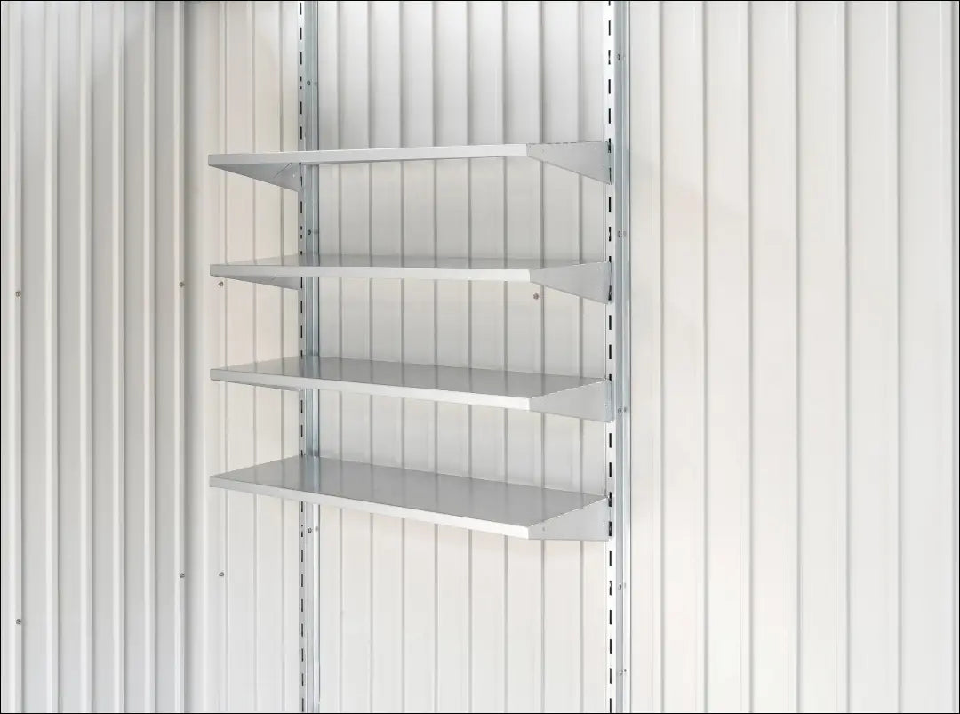 Metalinių lentynų komplektas (4vnt) SI2372 - €47 Save 50% 25-50, __label:Pristatymas 1-2 d.d., color-sidabrine, kita,