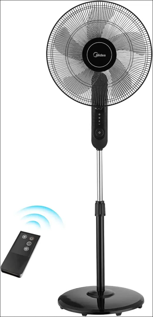 „Midea FS40-15FR“ pastatomas ventiliatorius SP245 - €30 Save 50% 25-50, __label:Pristatymas 1-2 d.d., color-juoda,