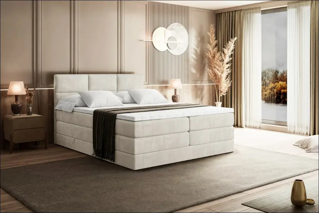 Miegamojo lova (120x200cm) GI909 - €630 Save 40% __label:Pristatymas 1-2 d.d., color-smelio, lovos-miegamojo,
