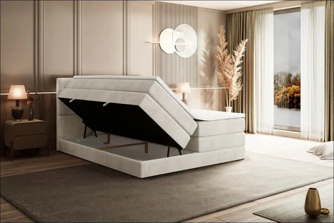 Miegamojo lova (120x200cm) GI909 - €630 Save 40% __label:Pristatymas 1-2 d.d., color-smelio, lovos-miegamojo,