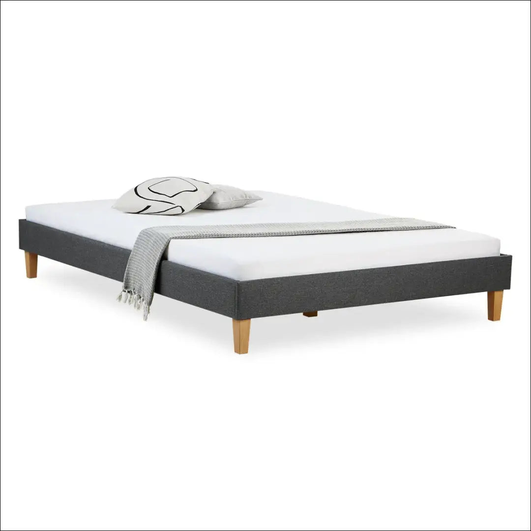 Miegamojo lova (140x200cm) GI623 - €113 Save 50% 100-200, __label:Pristatymas 1-2 d.d., color-pilka, lovos-miegamojo,