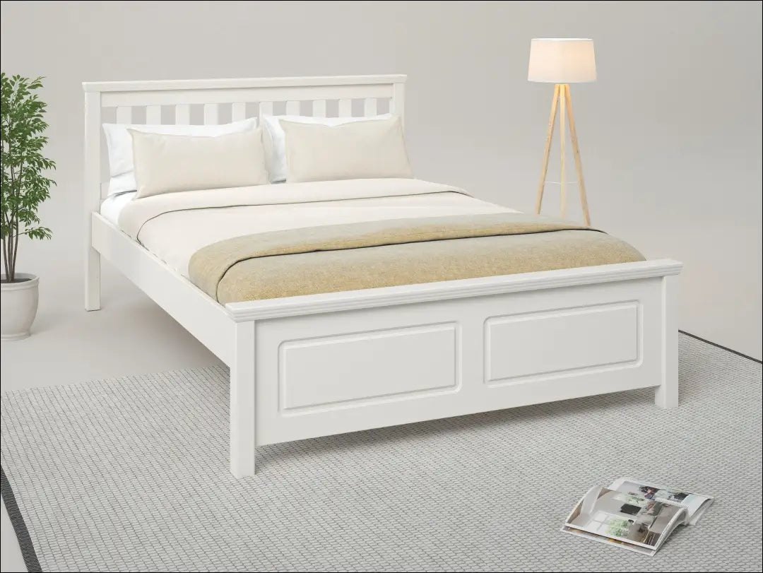 Miegamojo lova (140x200cm) GI702 - €180 Save 50% 100-200, __label:Pristatymas 1-2 d.d., color-balta, lovos-miegamojo,