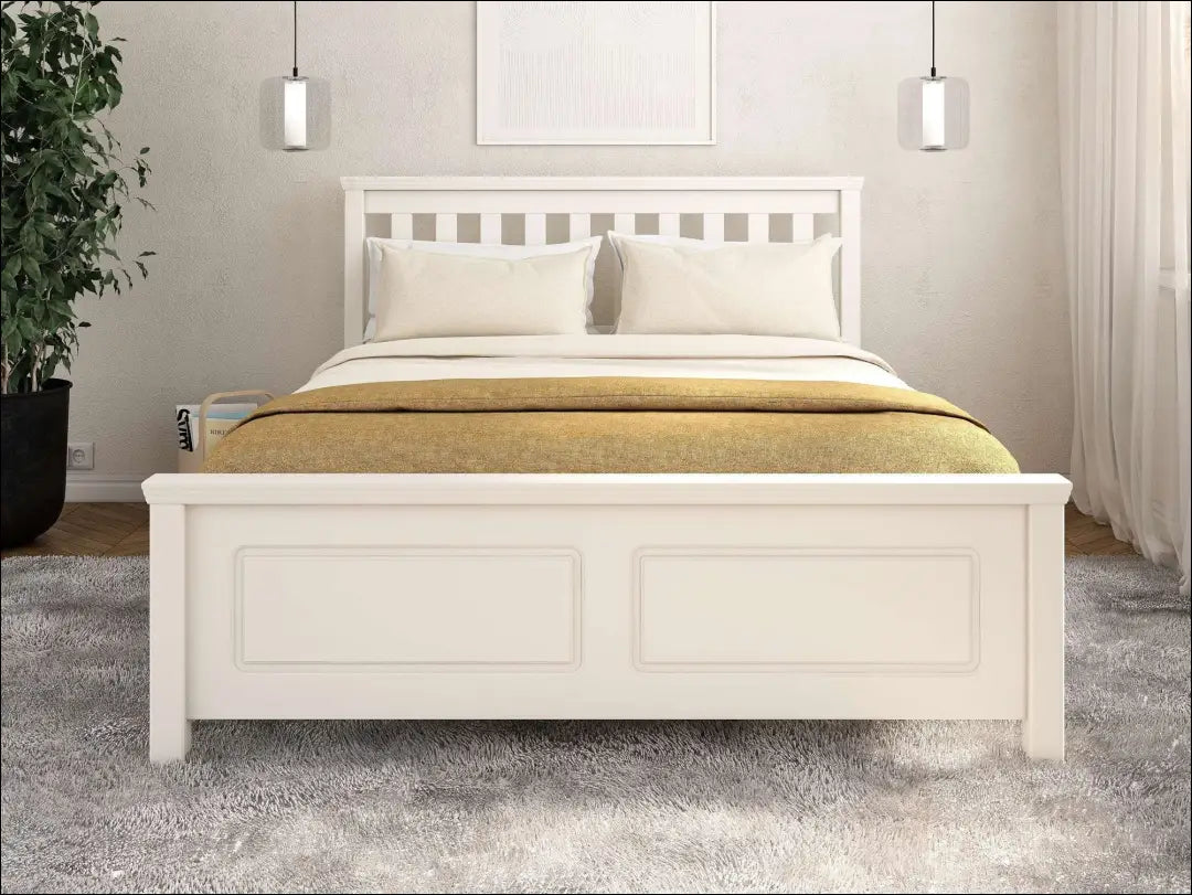 Miegamojo lova (140x200cm) GI702 - €180 Save 50% 100-200, __label:Pristatymas 1-2 d.d., color-balta, lovos-miegamojo,