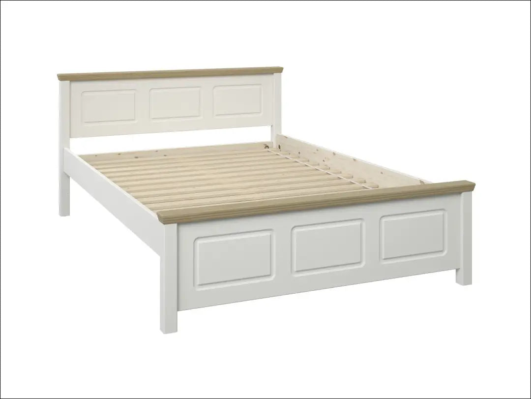 Miegamojo lova (140x200cm) GI724 - €195 Save 50% 100-200, __label:Pristatymas 1-2 d.d., color-balta, color-ruda,