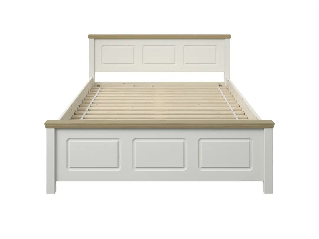 Miegamojo lova (140x200cm) GI724 - €195 Save 50% 100-200, __label:Pristatymas 1-2 d.d., color-balta, color-ruda,