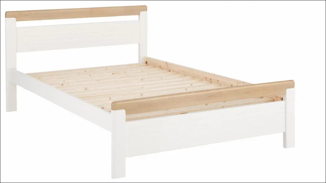 Miegamojo lova (140x200cm) GI865 - €145 Save 50% 100-200, __label:Pristatymas 1-2 d.d., color-balta, color-ruda,