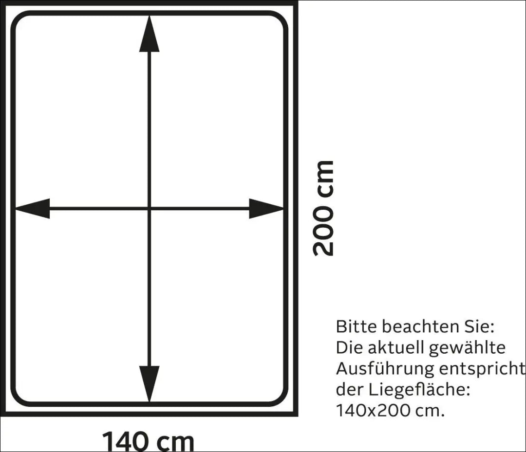 Miegamojo lova (140x200cm) GI975 - €190 Save 50% 100-200, __label:Pristatymas 1-2 d.d., color-kremas, lovos-miegamojo,