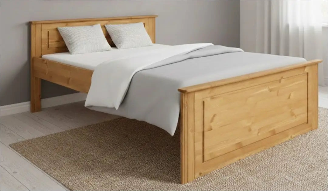 Miegamojo lova (140x200cm) GI978 - €170 Save 50% 100-200, __label:Pristatymas 1-2 d.d., color-ruda, lovos-miegamojo,