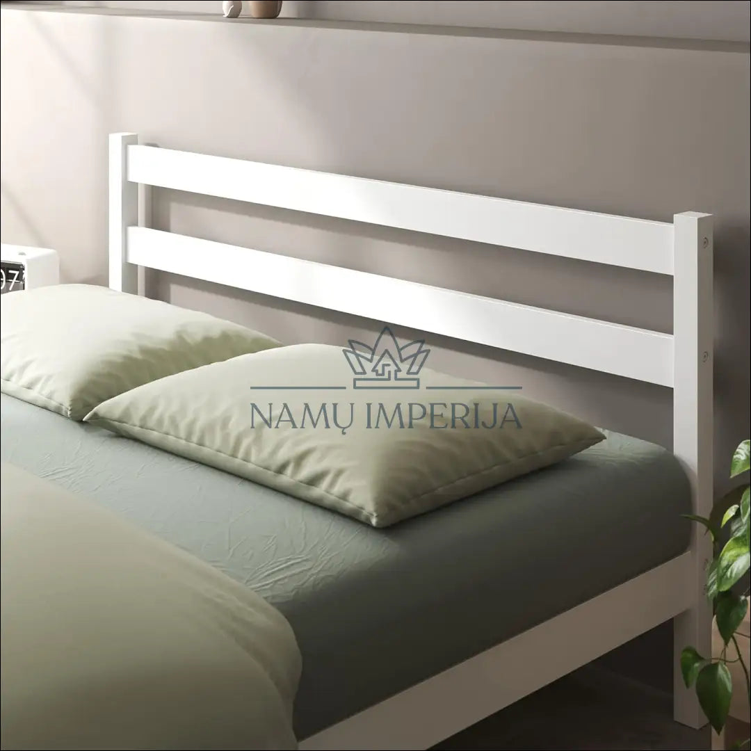 Miegamojo lova (150x190cm) GI525 - €83 Save 55% 50-100, __label:Pristatymas 1-2 d.d., color-balta, lovos-miegamojo,