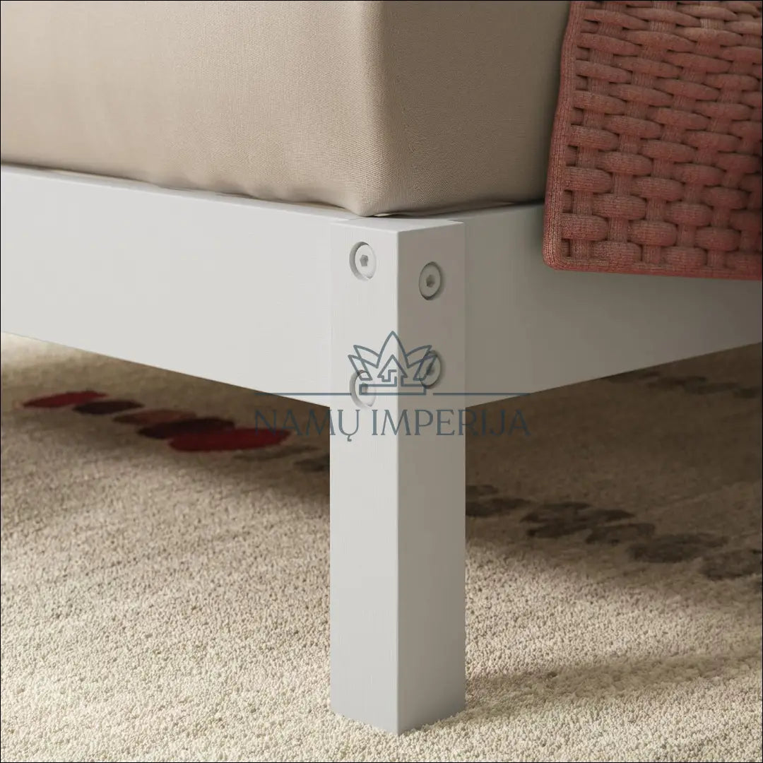 Miegamojo lova (150x190cm) GI525 - €83 Save 55% 50-100, __label:Pristatymas 1-2 d.d., color-balta, lovos-miegamojo,