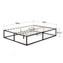 Įkelti vaizdą į galerijos rodinį, Miegamojo lova (150x200cm) GI266 - 50-100, color-juoda,
