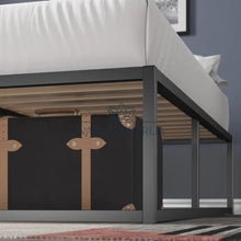 Įkelti vaizdą į galerijos rodinį, Miegamojo lova (150x200cm) GI266 - 50-100, color-juoda,
