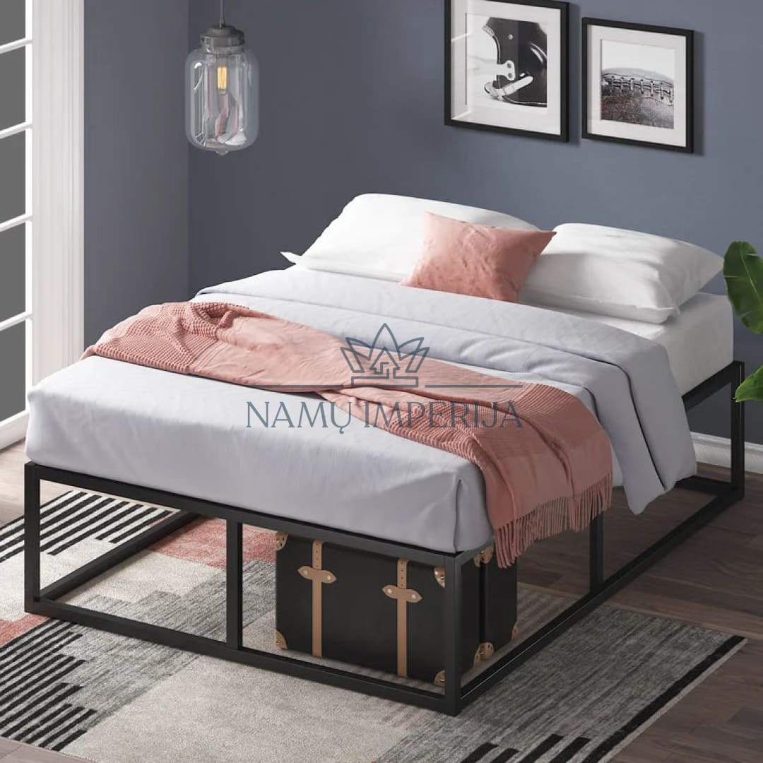 Miegamojo lova (150x200cm) GI266 - 50-100, color-juoda,