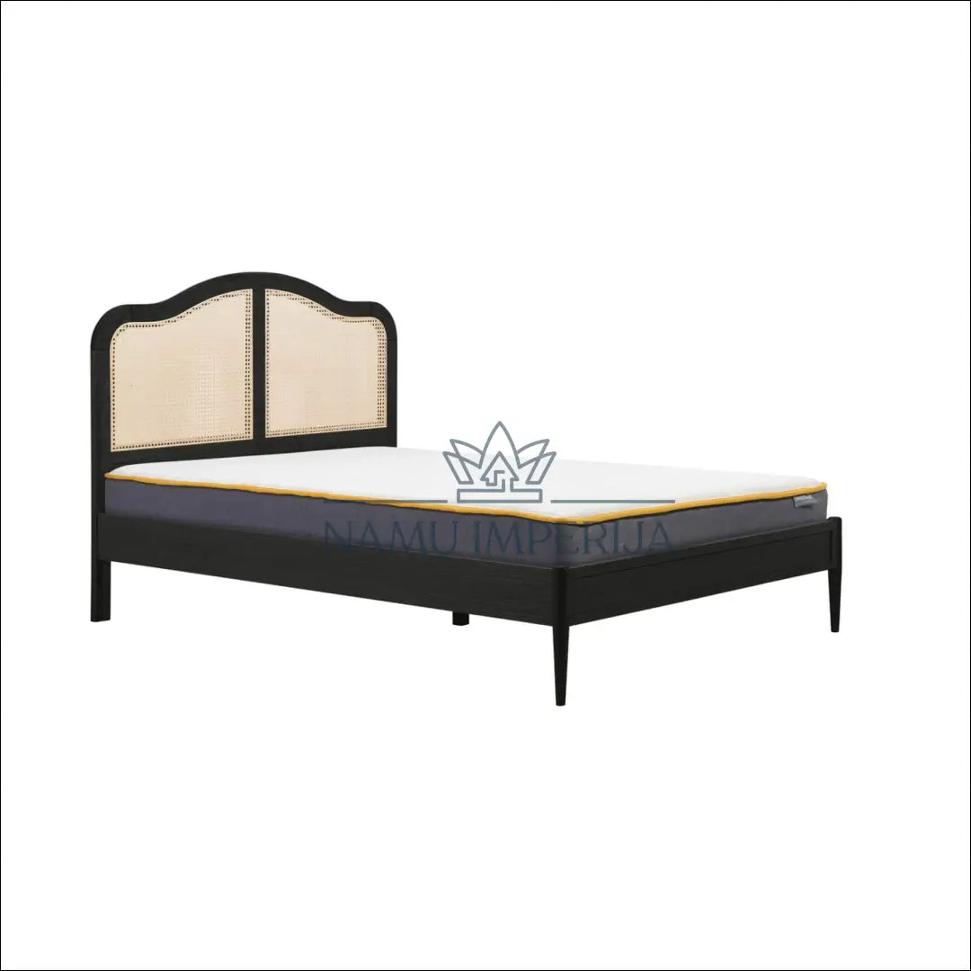 Miegamojo lova (150x200cm) GI504 - €460 Save 50% __label:Pristatymas 1-2 d.d., color-juoda, color-smelio,