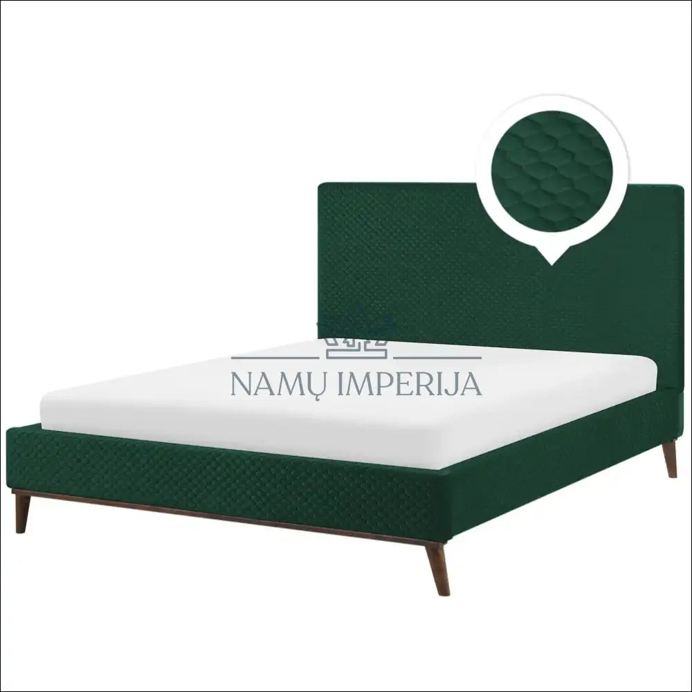 Miegamojo lova (160x200cm) GI505 - €330 Save 50% __label:Pristatymas 1-2 d.d., color-zalia, lovos-miegamojo,