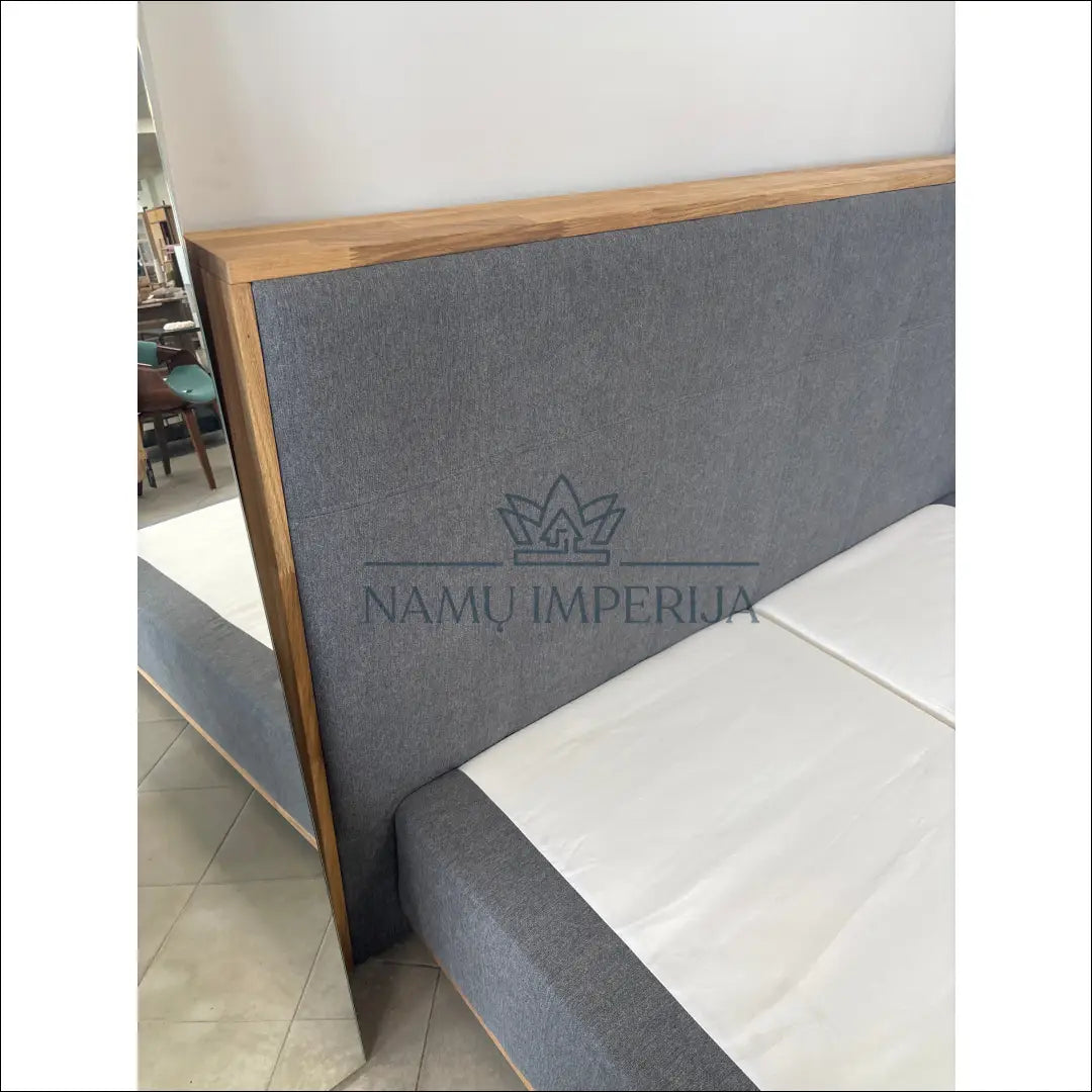 Miegamojo lova (160x200cm) GI527 - €360 Save 60% __label:Pristatymas 1-2 d.d., color-pilka, color-ruda,