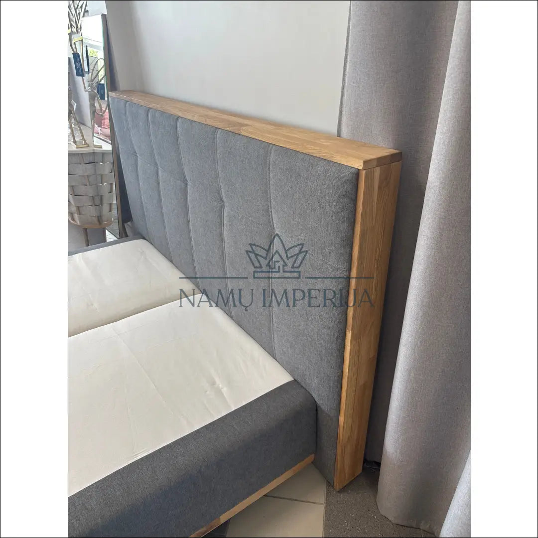 Miegamojo lova (160x200cm) GI527 - €360 Save 60% __label:Pristatymas 1-2 d.d., color-pilka, color-ruda,