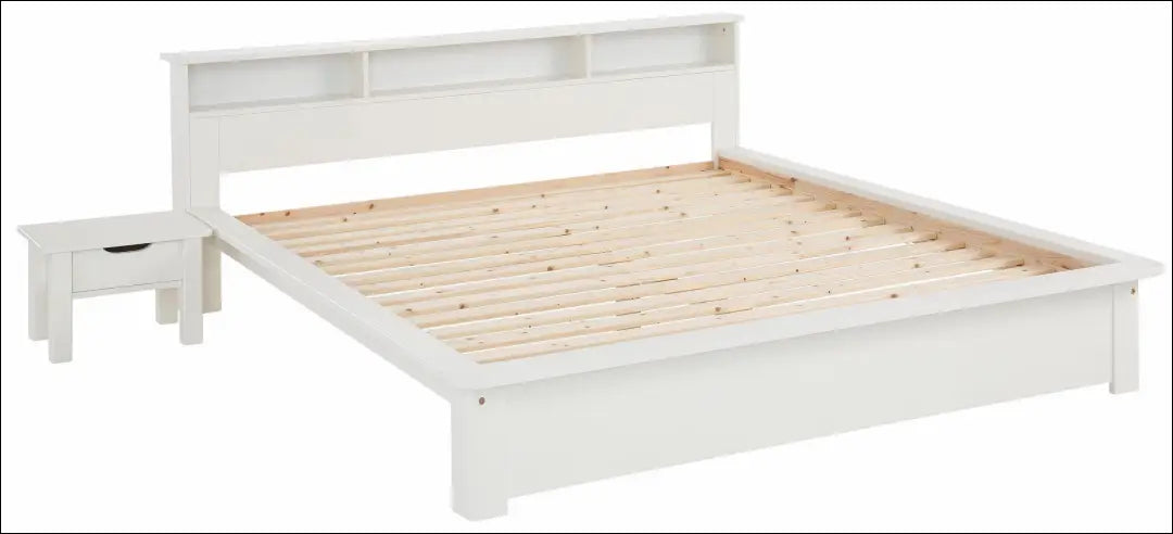 Miegamojo lova (160x200cm) GI667 - €160 Save 50% 100-200, __label:Pristatymas 1-2 d.d., color-balta, lovos-miegamojo,